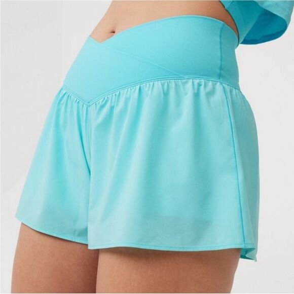Aerie Crossover Flowy Stretch Shorts size XL - Picture 3 of 5